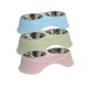 thumbnail image 1 of Plato Doble Alto para Perros y Gatos de Acero Inoxidable, 1 of 2
