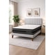 thumbnail image 2 of Cama Plaza y Media Turin Gris Claro Respaldo + Base + Colchon Mery Desing Excellence Plus, 2 of 7