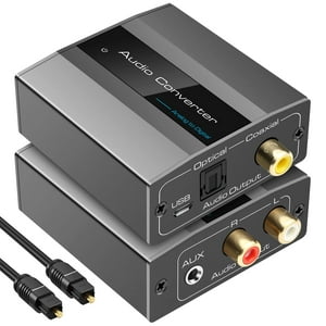 Convertidor De Audio Analógico A Digital Vpfet Rca A Óptico