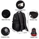 thumbnail image 5 of Mochila antirrobo SHRRADOO para portátil de viaje con puerto USB de 16,3 pulgadas, 5 of 8