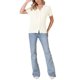 thumbnail image 2 of INSPIRE CHIC Blusas con Ojales para el Verano de las Mujeres Cuello en V Manga Corta Camisas de Punto con Botones S Beige, 2 of 6