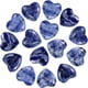 thumbnail image 1 of 15pcs 0.8inch Healing Crystal Natural Sodalite Heart Love Carved Palm Worry Stone Chakra Reiki Balancing, 1 of 2