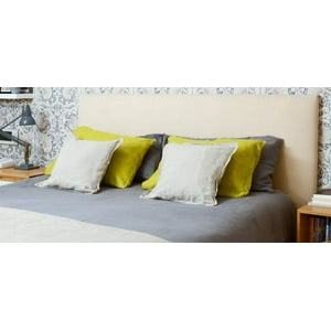 Purolino - Fundas De Almohadas Standard De Lino