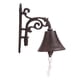 thumbnail image 3 of Timbre de puerta de estilo retro, accesorios de decoración de jardín, campana de pared de carillón de escultura, para casa de de pare , Campana de vid, 3 of 5