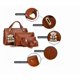 thumbnail image 4 of Set 4 Bolsas Mujer Moda Dama Crossbody Cosmetiquera Correa, 4 of 4