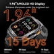 thumbnail image 5 of Reloj inteligente Cubot GT 3, 1.96 pulgadas, AMOLED, oxígeno en sangre, GPS, 5 ATM, 5 of 6