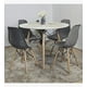 thumbnail image 1 of Juego de Comedor Mesa Eames Blanca 100cms + 4 Sillas Eames Gris, 1 of 3