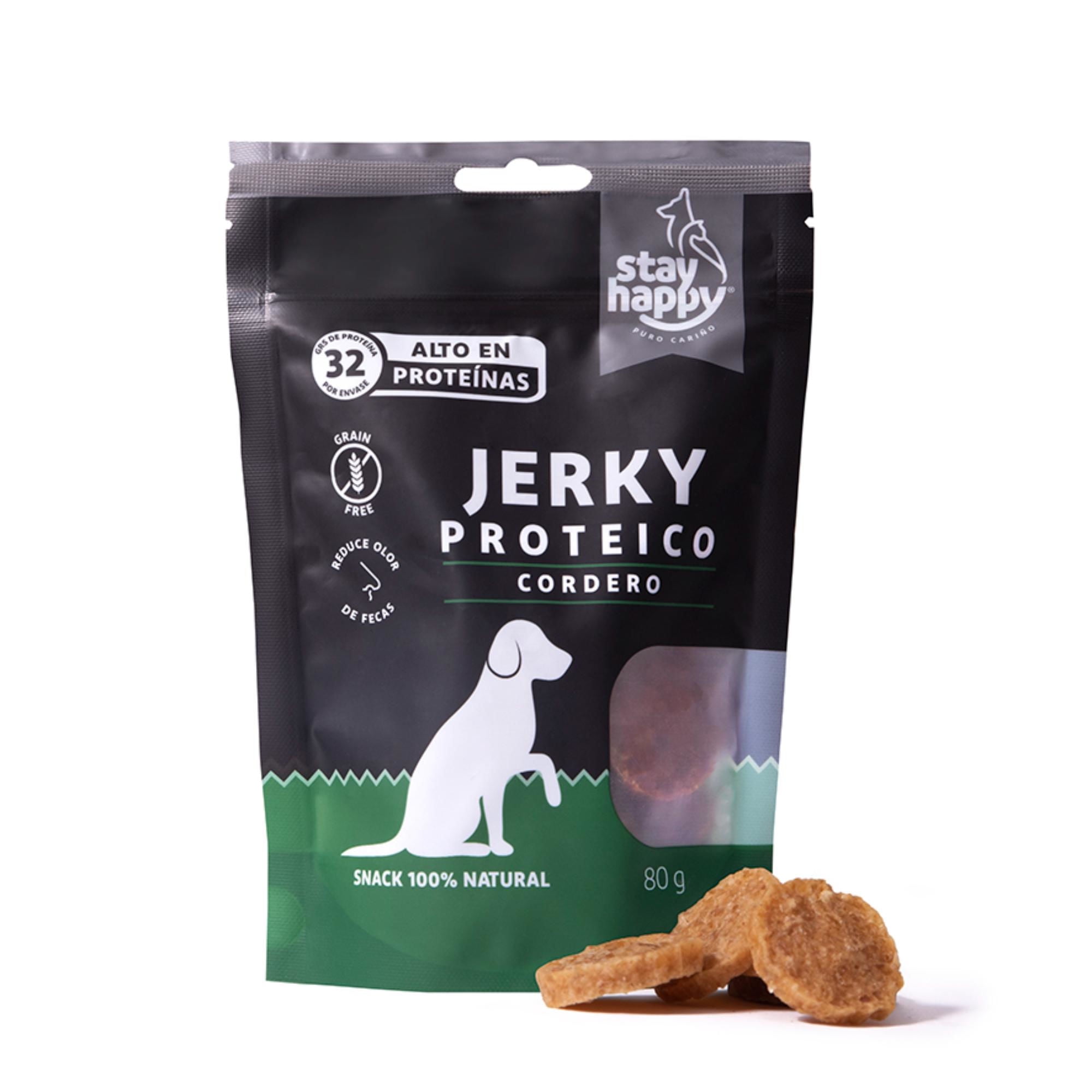Snack Jeky Proteico Sabor Cordero 80 g Stay Happy