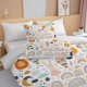thumbnail image 4 of Purple Unicorn Full Bedding Set for Kids Boys Girls Glitter Galaxy Unicorn Duvet Cover 3 Piece Space Unicorn Comforter Cover, 4 of 5