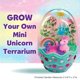 thumbnail image 2 of Kit de terrario Creativity para niños, miniunicornio de jardín de 6 a 8 años, 2 of 7