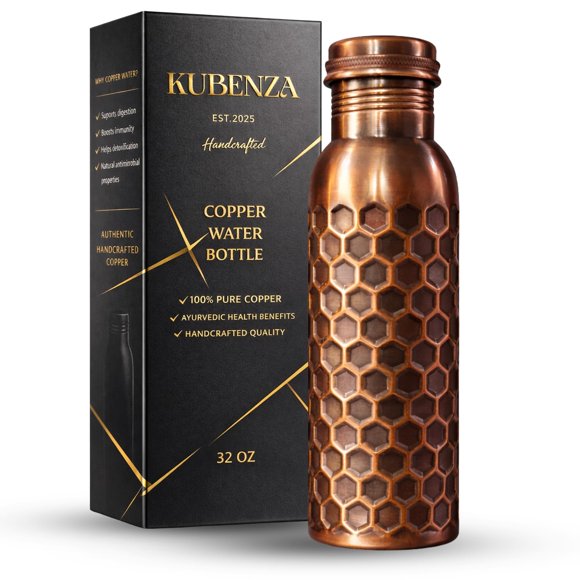 Botella reutilizable a prueba de fugas KUBENZA de cobre 950 ml