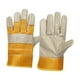 thumbnail image 5 of Guantes de soldadura Guantes de protección ignífugos Accesorios de soldadura Guantes de trabajo resistentes al desgaste para horno, Beige, 5 of 5