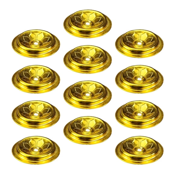 Lámpara De Aceite De 6 Piezas De Aceite Floting Wicks Soporte De Aluminio Candeler Bitter Wicks Racks