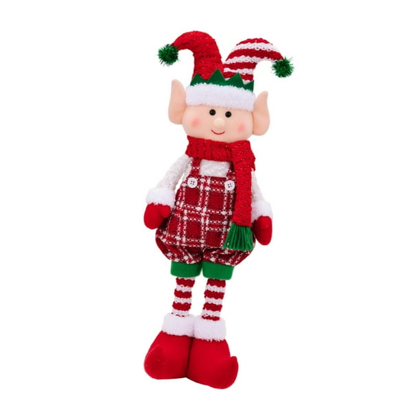 Decoración De Muñeca Navideña De Piernas Largas Para Decoración Del Hogar, Decoración De Escritorio Para La Temporada Navideña Masculina