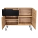 thumbnail image 4 of Buffet 2 Puertas 1 Cajon 4 Patas De Acero Beige Y Negro, 4 of 11