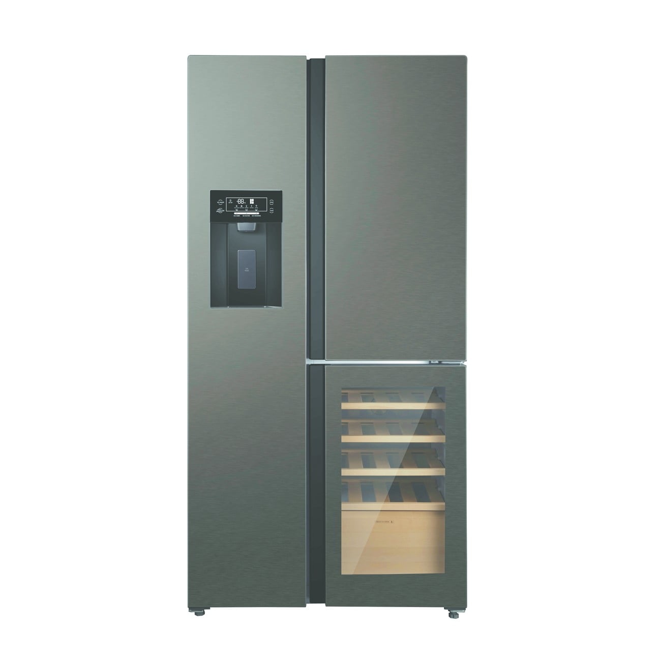 Maigas - Refrigerador Side By Side /cava 514lt Gris