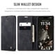 thumbnail image 3 of CaseMe Funda de Cuero para iPhone 16 Pro Max, Funda de Cuero Tipo Billetera con Tarjetero, Cierre Magnético, a Prueba de Golpes, Soporte, Funda Protectora para iPhone 16 Pro Max, Negro, 3 of 12