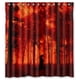 thumbnail image 1 of Cortina de ducha de baño con ganchos "El fantasma en el bosque" (66 x 72 pulgadas), 1 of 3