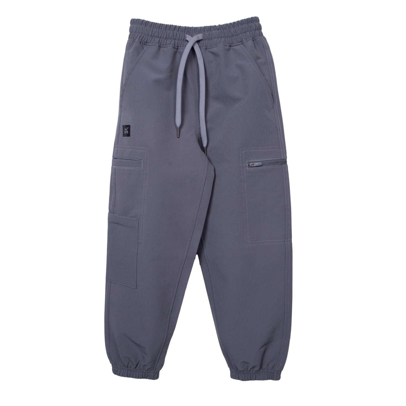 Pillin - Pantalón Niño Jogger Cargo Elasticado Gris