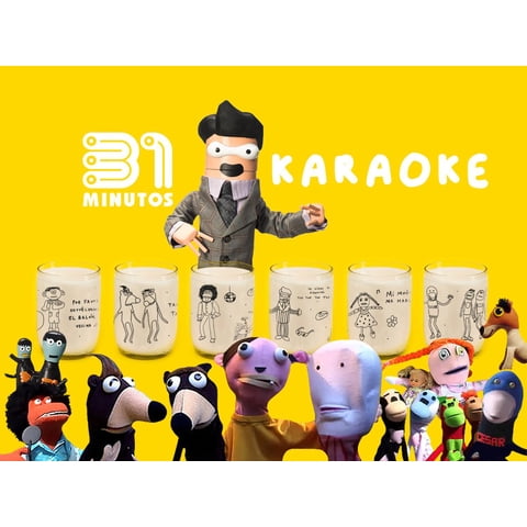 Green Glass - Pack Karaoke 31 Minutos - Juego De 6 Vasitos 200 Ml Negro