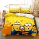 thumbnail image 1 of Minions Anime Duvet Cover Set Comforte Printed Cartoon Twin Size Bedding Sets Christmas Gifts 3-piece, 1 of 4