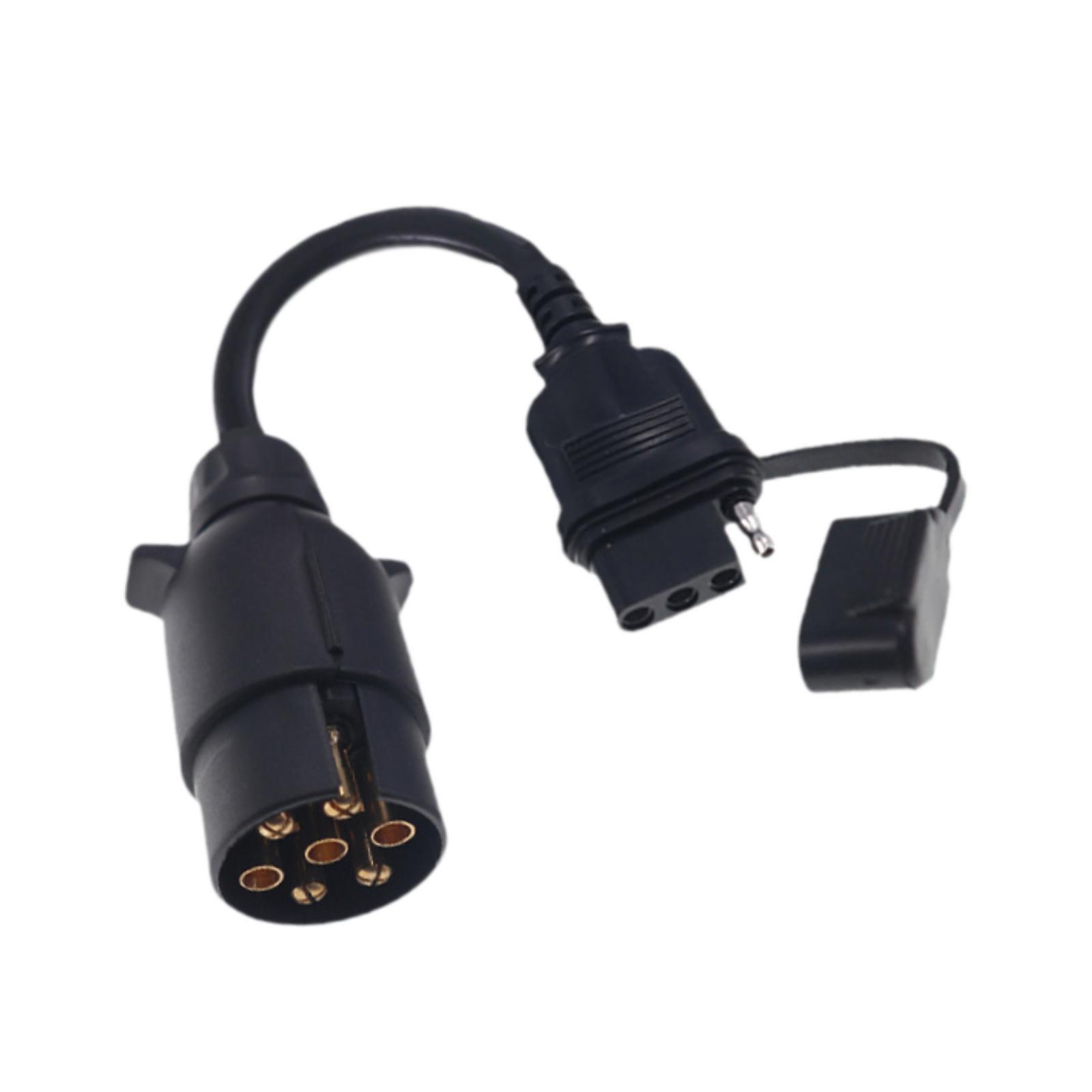 Magideal - Adaptador De Enchufe De Remolque Multipin Adaptador De Remolque De Remolque Acoplamiento De Remolque Estable Adaptador De Enganche De Múltiples Piñone