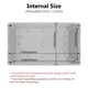 thumbnail image 3 of Caja de conexiones LeMotech IP67 impermeable de plástico ABS gris, 3 of 8
