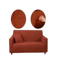 Genérico - Juego Fundas Sofá Texturizadas 3+1+1 Antideslizantes 6N1