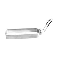 Bothyi - Anillo Para Huevo Frito, Muffin, Tortilla, Sartén, Aro Para Crumpet, Rectangular, Mango Negro