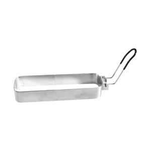 Bothyi - Anillo Para Huevo Frito, Muffin, Tortilla, Sartén, Aro Para Crumpet, Rectangular, Mango Negro