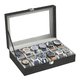 thumbnail image 4 of Organizador Exhibidor Belug Estuche Caja 12 Relojes/espacios Negro Negro, 4 of 5