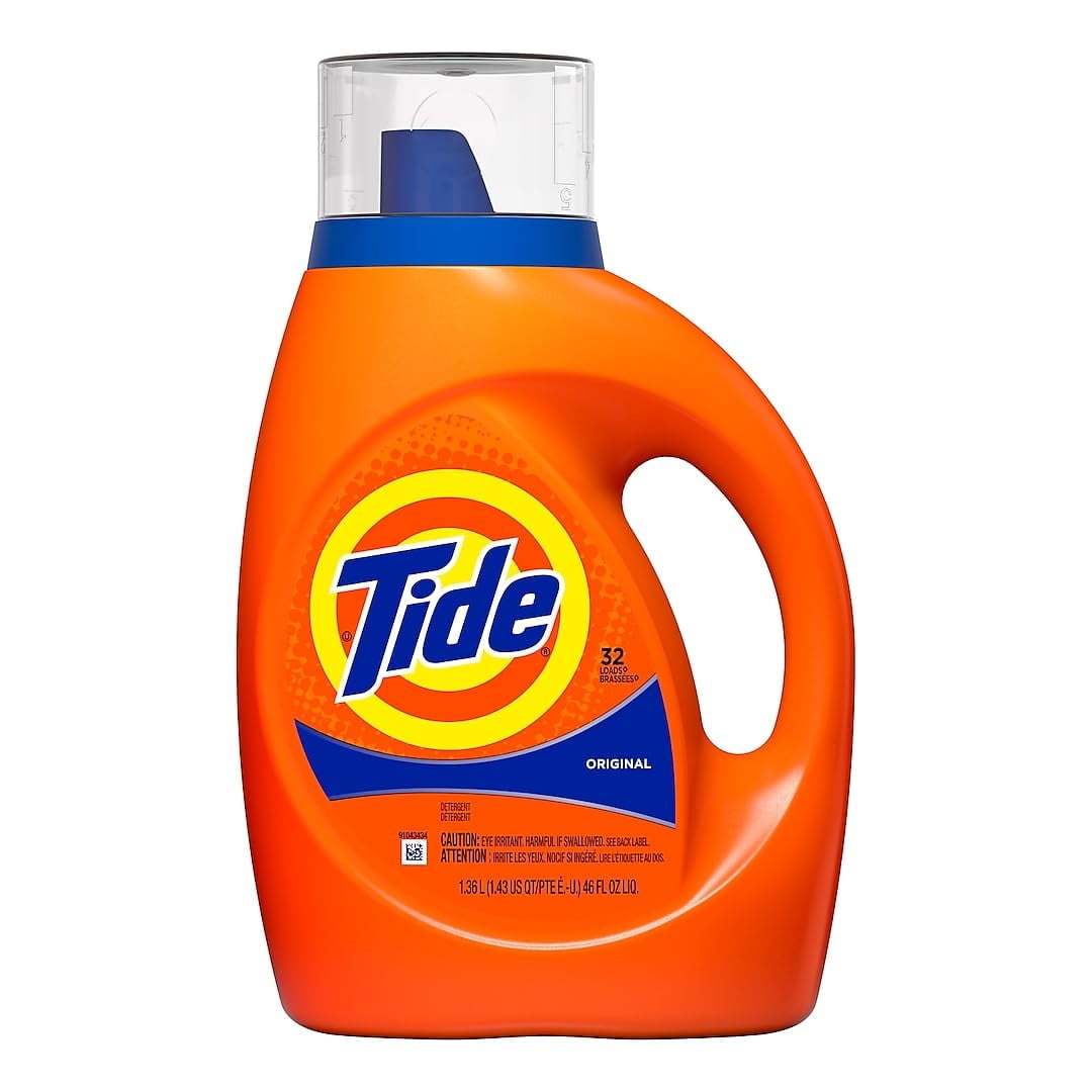 Detergente Para Ropa Tide Liquid Soap Original, 1,36 L, 32 Cargas