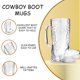 thumbnail image 4 of Bota vaquera novedosa de Mug 4E's, 500 ml, plástico reutilizable, paquete de 10 unidades, 4 of 7