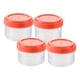 thumbnail image 4 of 4 Uds. Botellas Peque?as Para Apretar, Contenedor Portátil De Almacenamiento De Alimentos, Botellas Para Condimentos, Redondas, Rojas, 4 of 5