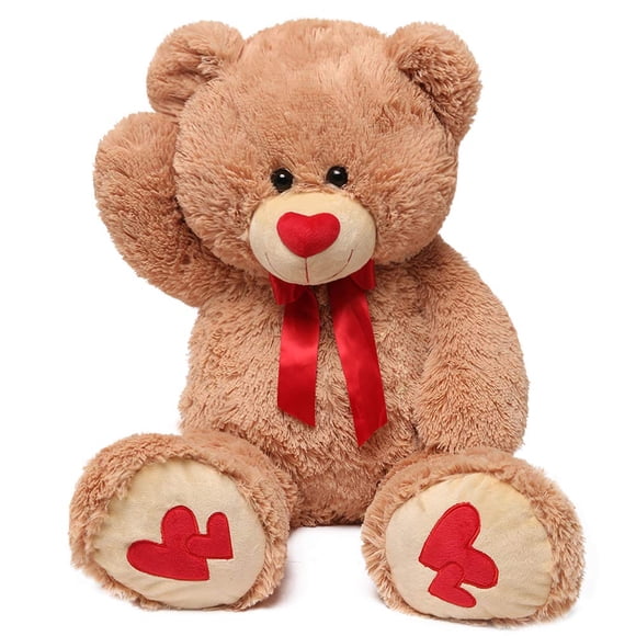 Peluche Teddy Bear Giant 35 Con Corazón Rojo