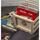thumbnail image 5 of Set de 3 cajas para discos de vinilo Crosley de madera natural, 5 of 6