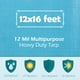 thumbnail image 2 of Tarp Teal Elite Heavy Duty, impermeable, 3,7 x 4,9 m, color azul, 2 of 8