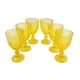 thumbnail image 2 of Juego copas de vidrio para vino colores 340ml 6 pieza amarillo, 2 of 2