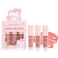 Newkylie - Kit 3 Labial Liquido Lip Gloss Mirror Oil Larga Duración