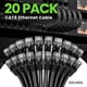 thumbnail image 2 of Cable Ethernet GearIt Cat 6, 10 pies, 20 unidades, 10 Gbps, RJ45, negro, 2 of 9
