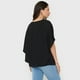 thumbnail image 2 of Blusa Mujer Capas con Joya Print Negro Corona, 2 of 5