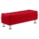 thumbnail image 2 of Banqueta Lisboa 2c Felpa 12 Rojo, 2 of 4