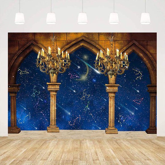 FONDO DE FOTOGRAFÍA EMTOBT 274 cm x 183 cm Castillo Medieval