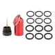thumbnail image 4 of Cylinder O , Scuba Diving Cylinder Sealing O Rings Mini Cylinder Storage Bottle , rojo, 4 of 5