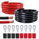 thumbnail image 1 of Cable de batería SUNNAREPOON 3/0 AWG 3,6 m negro/rojo, 1 of 8