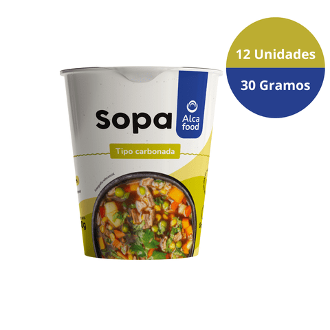 Alcafood - Vasos Carbonada 12X 30 Gr