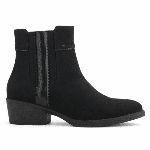 Botin Negro Mujer Casual Chalada Camp