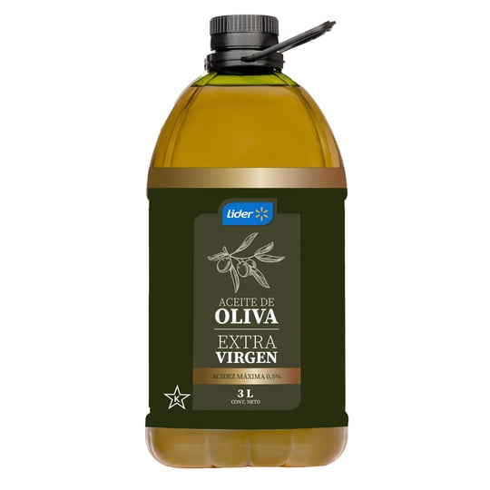 Aceite De Oliva Extra Virgen 3 L Lider
