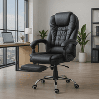 Tuspacehome.Cl - Silla Rey De Oficina Escritorio Ejecutiva Negra Con Masajeador