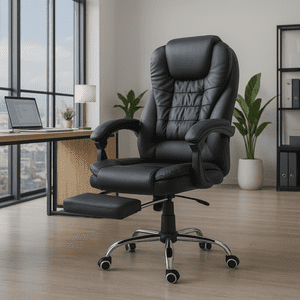 Tuspacehome.Cl - Silla Rey De Oficina Escritorio Ejecutiva Negra Con Masajeador